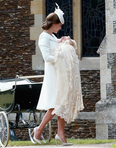 Princess Charlotte is christened
